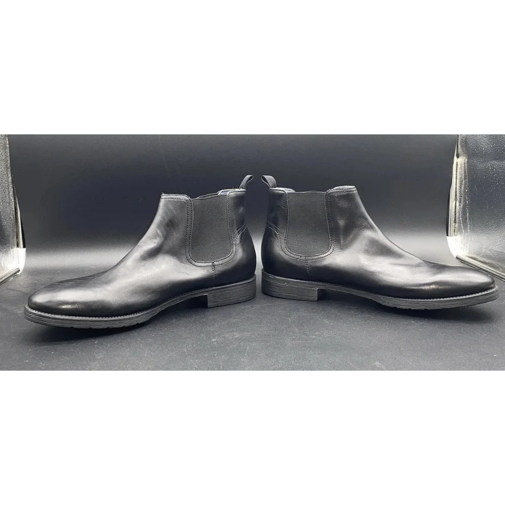 Gordon Rush Men's Cardiff Black Leather Chelsea Boots NIB Sz US 11 $245‎ Retail